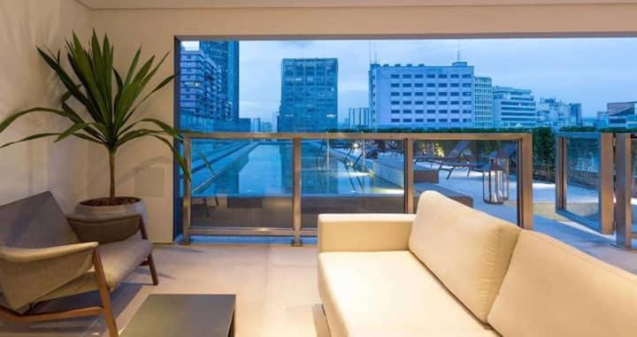 Studio Charmoso Com Terraco E Vista! ساو باولو المظهر الخارجي الصورة